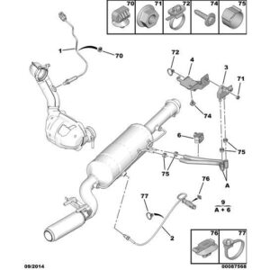 Citroen Dispatch 2016-2020 Diesel Pollution Control Oxygen Probe
