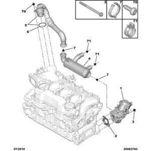 Citroen C5 2004-2008 Diesel Pollution Control Circuit Seal