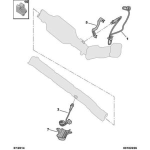 Citroen C-Crosser 2007-2012 Petrol Pollution Control Oxygen Probe