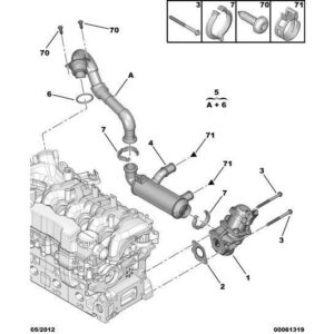 Citroen C4 2008-2010 Diesel Valve Egr