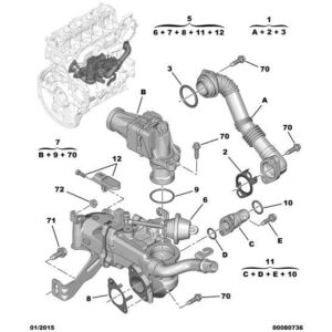 Citroen DS3 2010-2022 Diesel Valve Egr