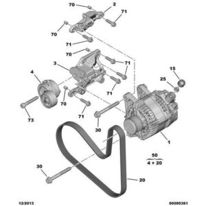 Citroen C3 2009-2013 Petrol Ancillary Belt Roller Kit