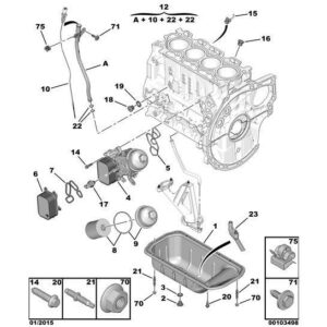 Citroen C3 Air Cross 2017-2021 Diesel Piston Oil Jet