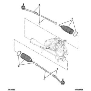 Citroen C3 2015-2021 Petrol Steering Gaiter Kit