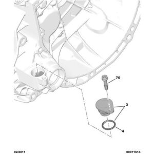 Citroen DS3 2010-2022 Petrol Gearbox O-Ring