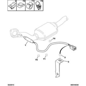 Citroen Xsara 2000-2004 Petrol Pollution Control Oxygen Probe