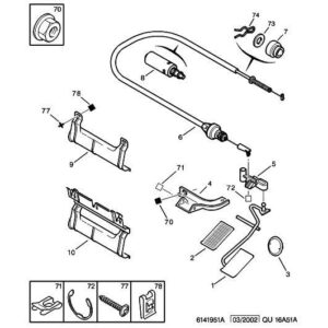 Citroen Dispatch 1994-2006 Diesel Cable Accelerator