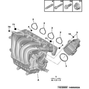 Citroen C8 2002-2008 Petrol Intake Valve Seal Piece