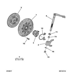 Citroen C1 2014-2022 Petrol Clutch Plate
