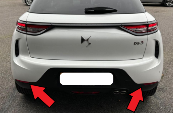 Citroen DS3 Crossback 2018-2022 Rear Bumper Reflector