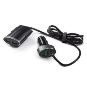 Citroen 12-V Charger With 2 Front Usb + 2 Rear Usb