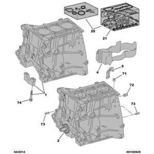 Citroen C1 2014-2022 Petrol Engine Gasket Kit
