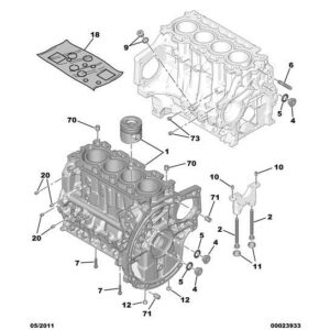 Citroen DS3 2010-2022 Petrol Cylinder-Block Core-Plug