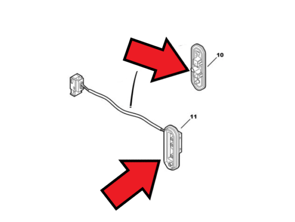 Citroen Relay 2006-2022 Rear Sliding Contact Plates