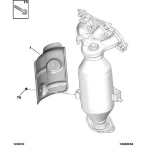 Citroen C1 2005-2009 Petrol Manifold Heat Shield