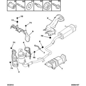 Citroen C3 2002-2005 Petrol Manifold Heat Shield