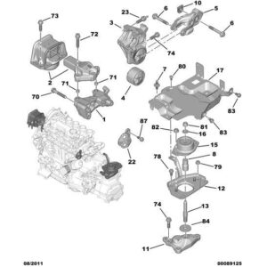 Citroen DS4 2010-2021 Diesel Engine Mounting Bracket