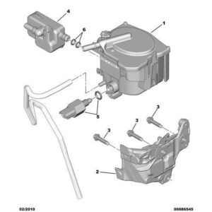 Citroen Dispatch 2007-2011 Diesel Diesel Fuel Filter Seal