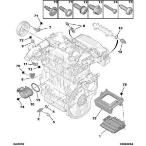 Citroen C5 2004-2008 Diesel Engine Speed Sensor