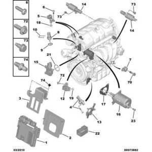 Citroen DS5 2011-2021 Petrol Camshaft Position Sensor