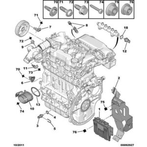 Citroen Dispatch 2007-2011 Diesel Set Of Sealing Washers