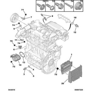 Citroen C3 2002-2005 Petrol Intake Air Pressure Sensor