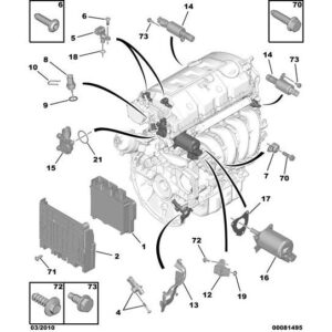 Citroen DS3 2010-2022 Petrol Engine Speed Sensor