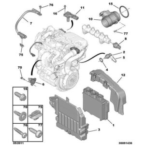 Citroen DS3 2010-2022 Diesel Air Intake Temperature Sensor