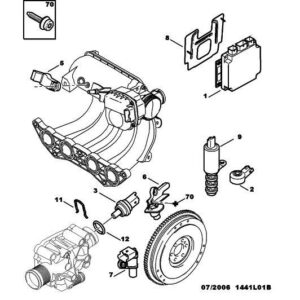 Citroen C4 2008-2010 Petrol Electronic Box Bracket
