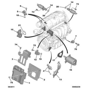 Citroen Berlingo 2012-2015 Diesel Electronic Box Bracket