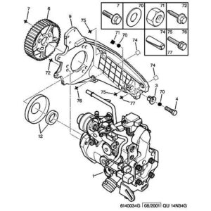 Citroen Dispatch 1994-2006 Diesel Injection Pump Bracket