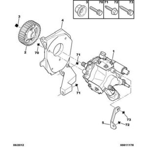 Citroen C1 2005-2009 Diesel Injection Pump Pinion