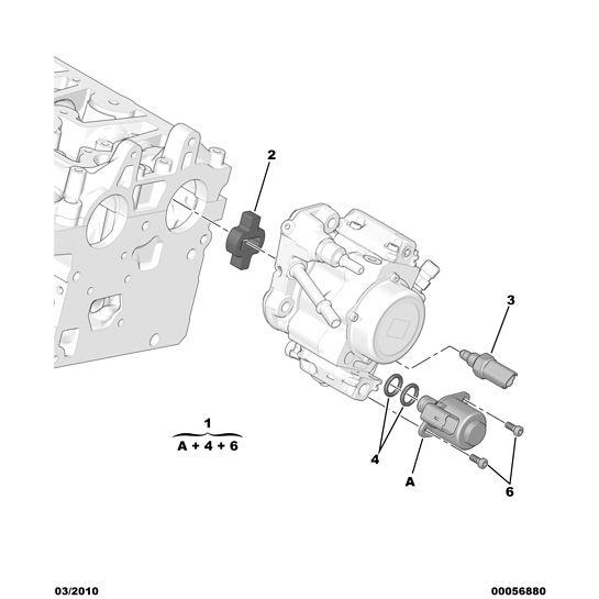 Citroen DS5 2011-2021 Injection Regulator Seal