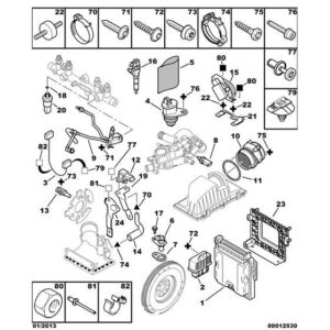 Citroen C5 2001-2004 Diesel Es Hdi Complete Inject Holder