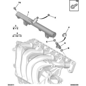 Citroen C5 2004-2008 Petrol Set Of 2 Joints