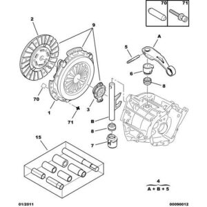 Citroen Xsara 2000-2004 Petrol Engine Clutch Mechanism