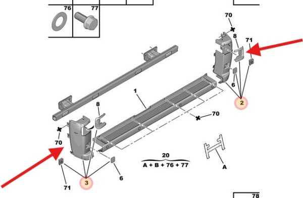 Citroen Relay Rear Bumper Corner