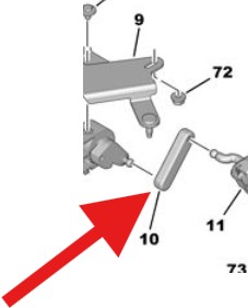 Citroen C5 2008-2021 Rear Height Body Sensor Arm