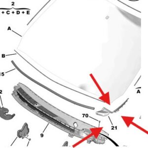 Citroen C1 2014-2022 Windscreen Moulding