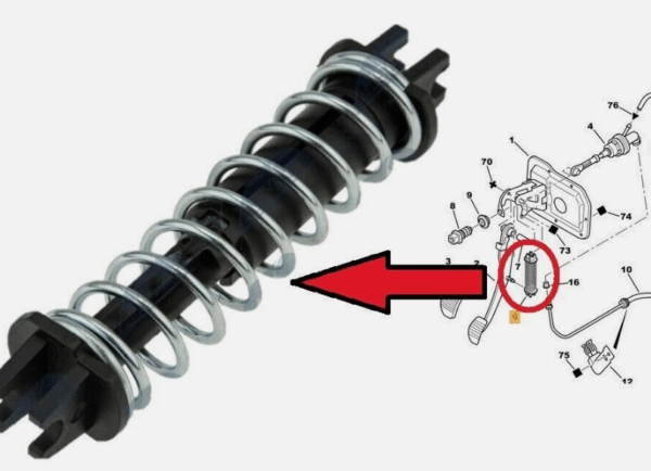 214883 Citroen C4 1.2 Cactus 2010-2017 Clutch Return Spring