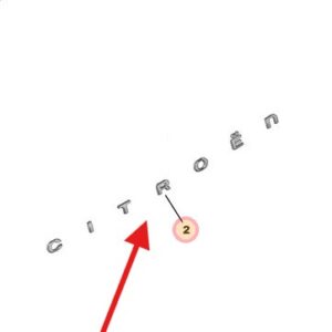 Citroen C5X 2022-Present Rear “CITROEN” Badge