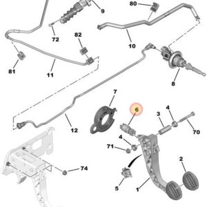 Citroen C4 2010-2017 Declutching Assistance Spring