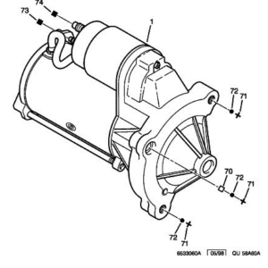 Citroen Dispatch 1994-2006 2.0 HDi Starter Motor