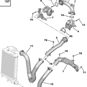 Citroen Dispatch 2016-2020 Air Hose Seal