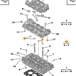 Citroen Dispatch 2016-2020 Injector Seals