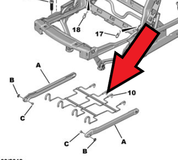 Citroen C4 2010-2017 Picasso/ Spcaetourer 3rd Row Seat Runners
