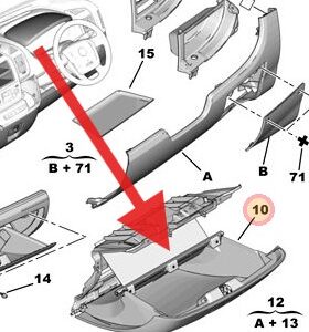 Citroen Relay 2006-2022 Central Glove Box