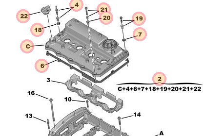 9675691480 Citroen Relay 2006-2021 Rocker Cover