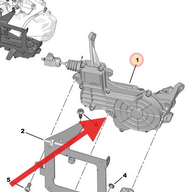 9805756880 Citroen C4 Cactus 2014-2018 Clutch Activator