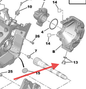 Citroen C3 2014-2018 Gearbox Drain Plug and Seal